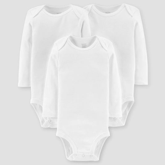 Carter's Baby Bodysuits 24M Long Sleeve Pack of 3 boys