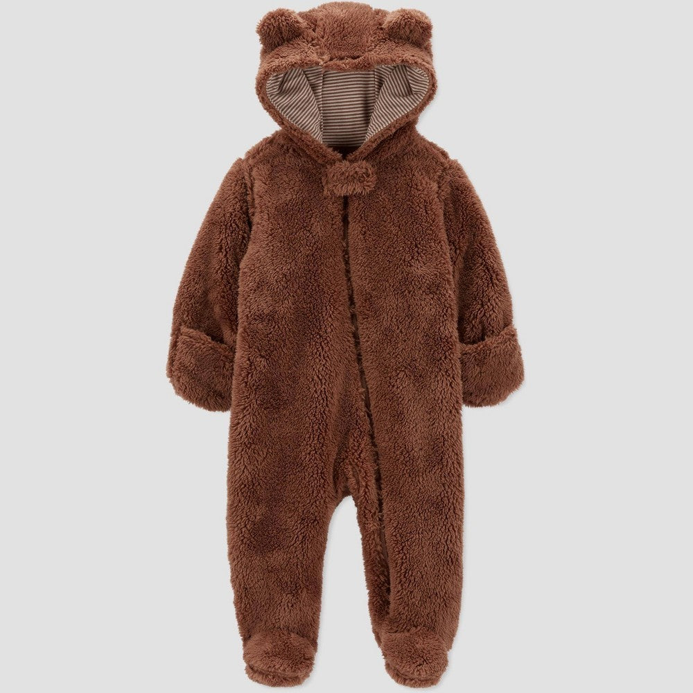 Carter's Just One You Baby Boys' Jumpsuit - Newborn Brown