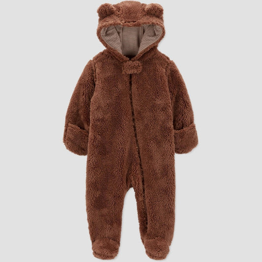 Carter's Just One You Baby Boys' Jumpsuit - Newborn Brown