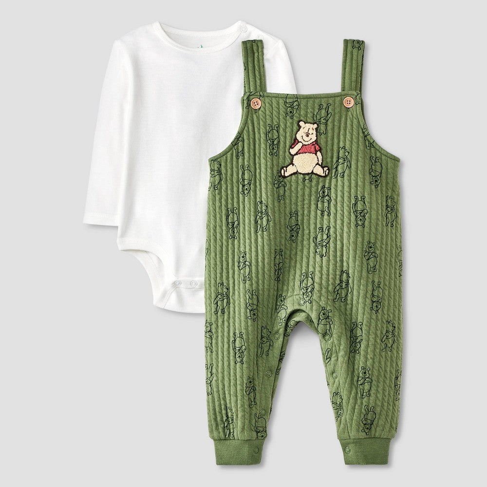 Winnie The Pooh Baby Boys  Overalls Pants Set - Size 18M