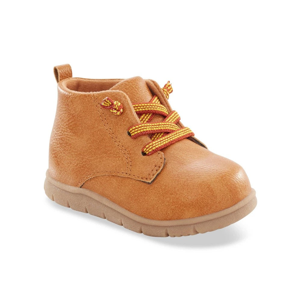 Carter's baby Boys' First Walker Boots Tan Size 4