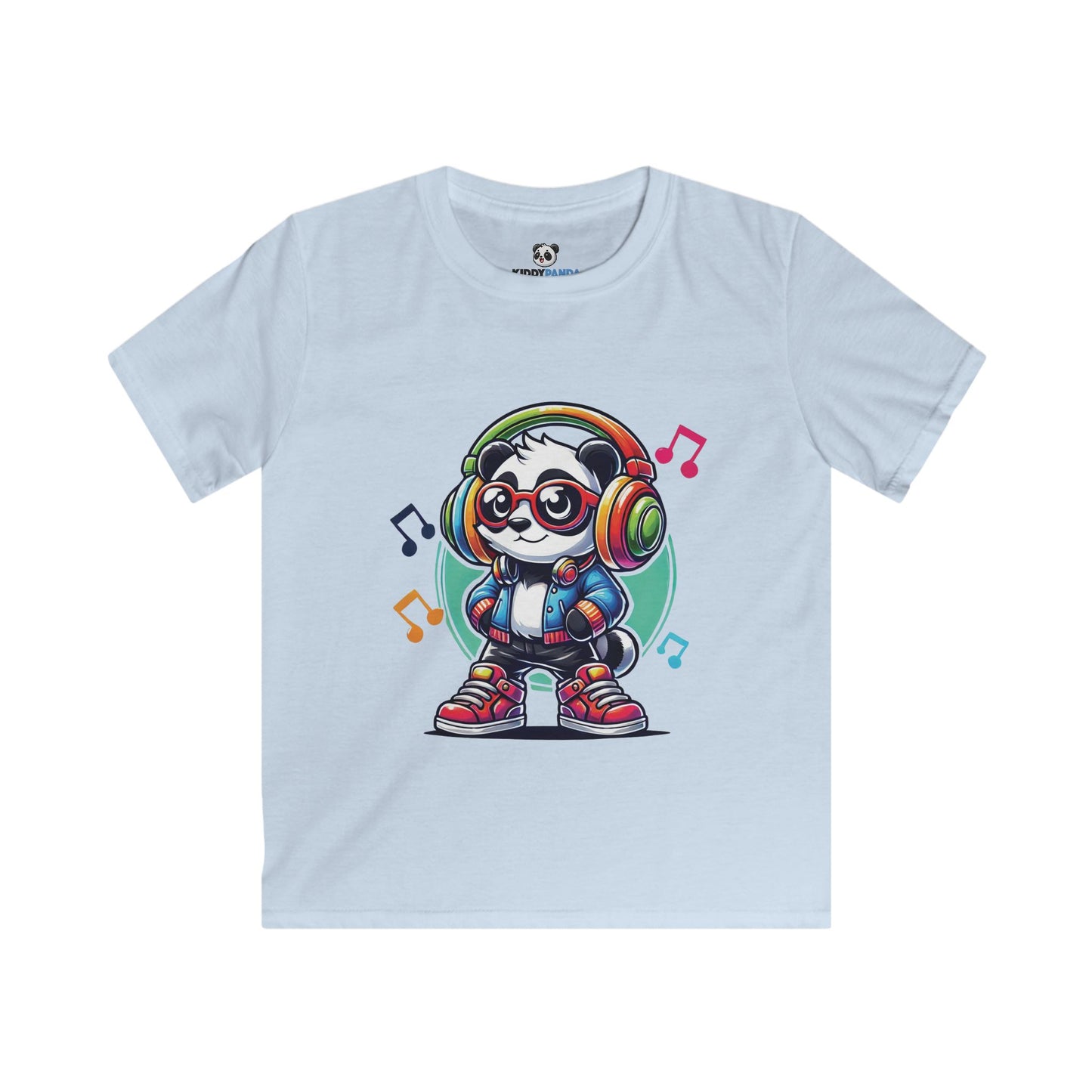 Rockin' Panda Vibes Kids Softstyle T-shirt