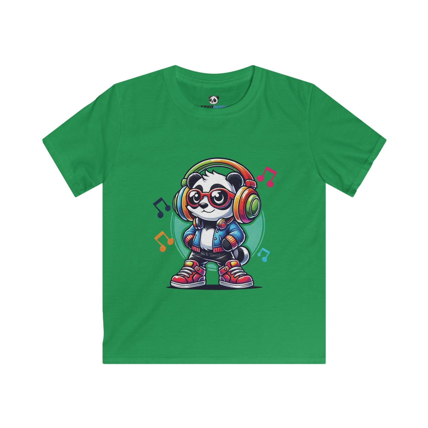 Rockin' Panda Vibes Kids Softstyle T-shirt