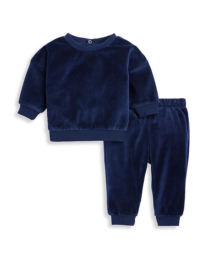 Bloomie's Baby Velour Top & Pants Set, 12-18 Months boy's