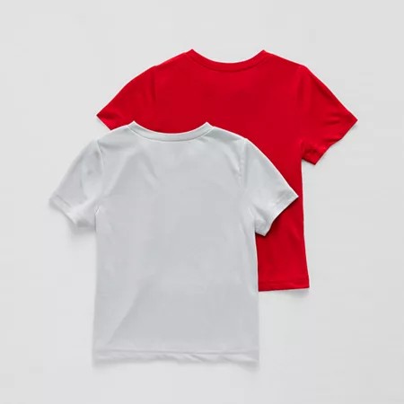 Okie Dokie Toddler Boys 2T Graphic T-Shirt, Red