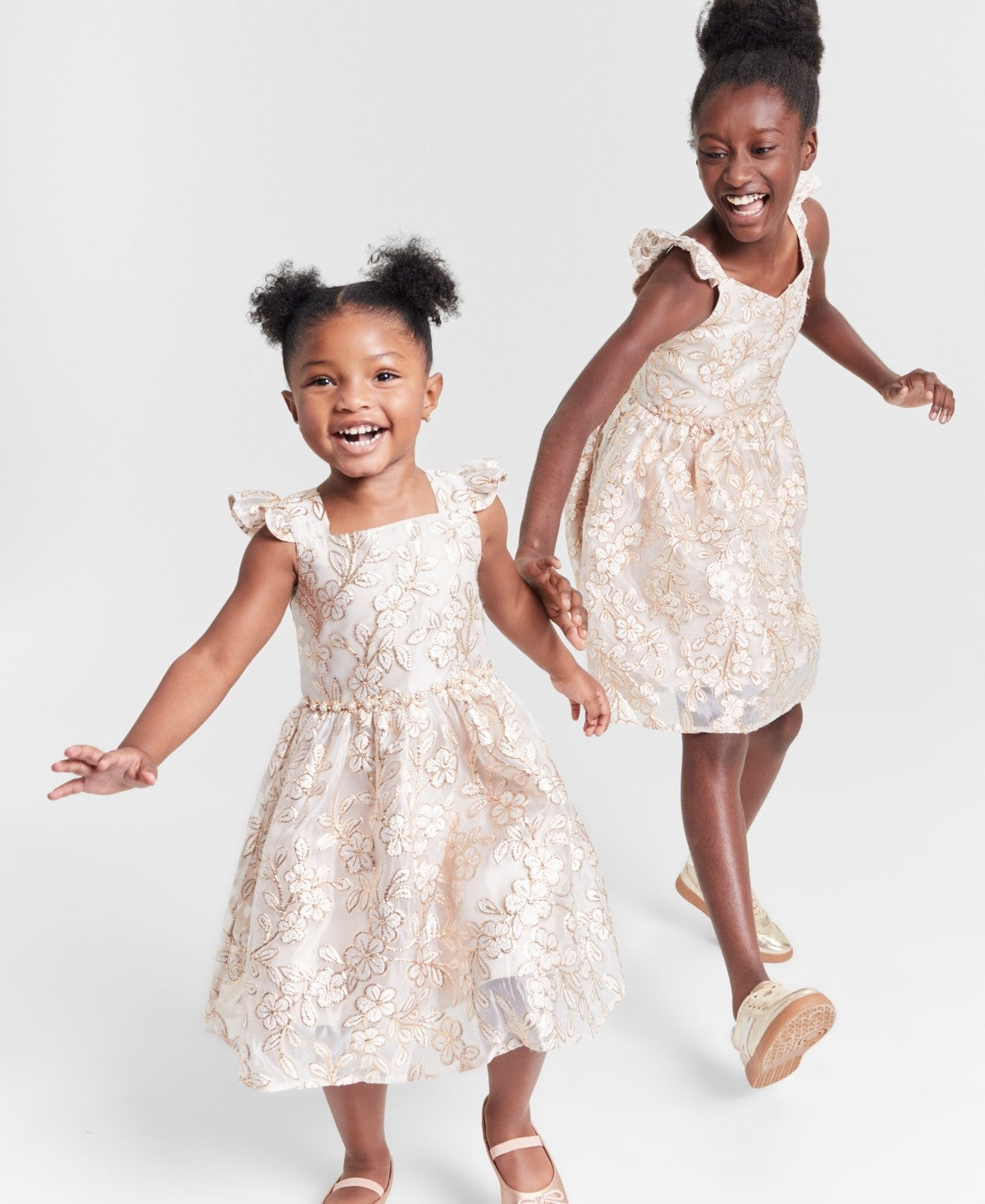 Rare Editions Floral Burnout Organza Dress, Size 14 Girl