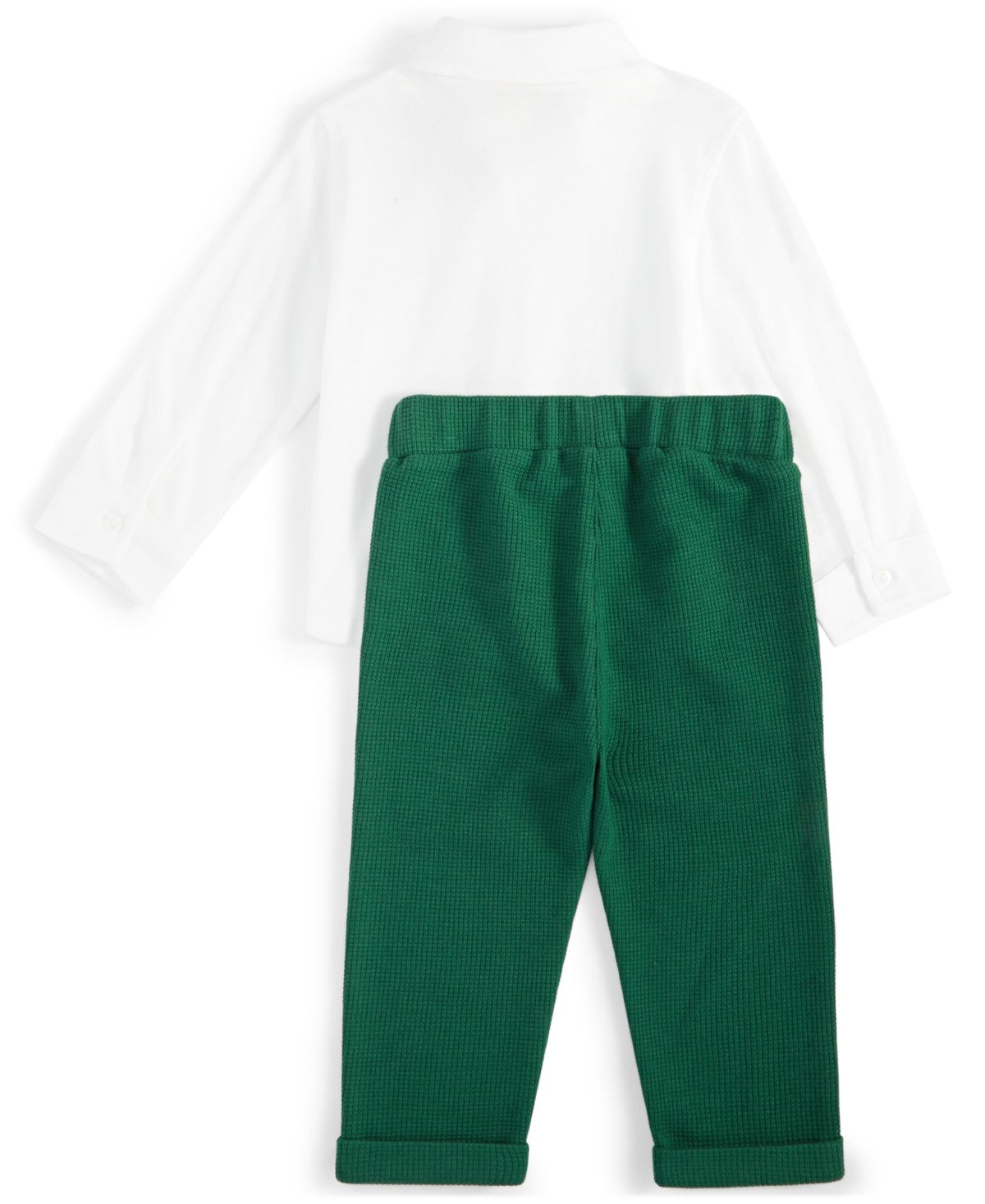 First Impressions Waffle Shirt & Pants Set, 12 Months