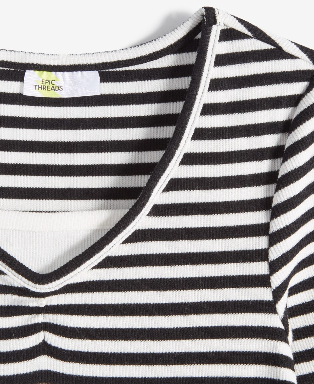 Epic Threads Girls Long-Sleeve Striped Dress, Size S