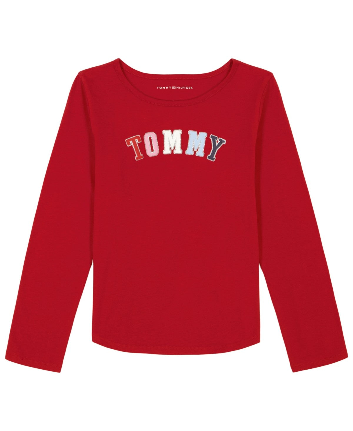 Tommy Hilfiger Girls Long Sleeve Tee Red, Size S