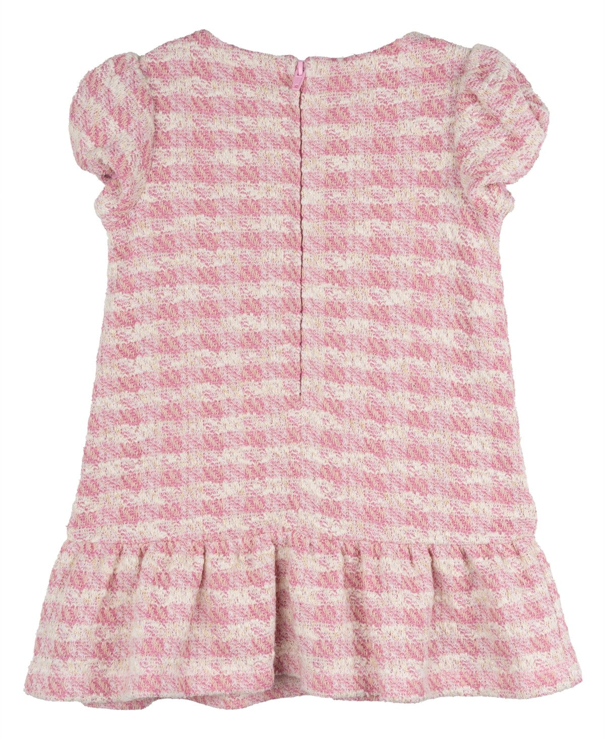 Rare Editions Pink Tweed Dress for Baby Girl, 24 Months