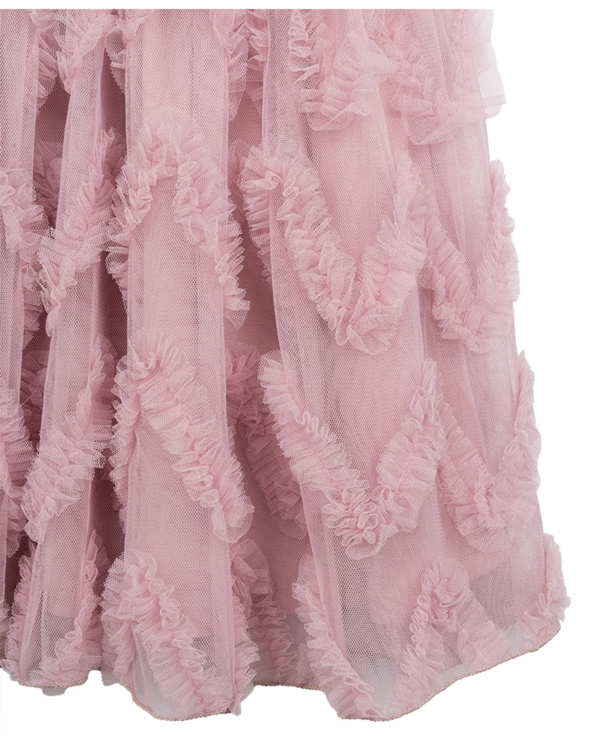 Rare Editions Soutache Smocked Dress Blush, Size 6X girl