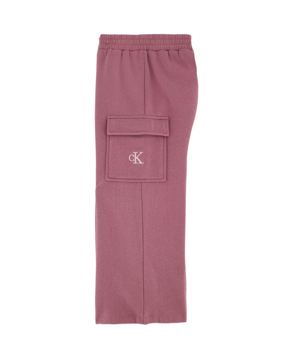 Calvin Klein Toddler Girls Fleece Cargo Pants, 3T - Foxglove