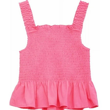 GUESS Smocked Poplin Tank for Girls, Size 10