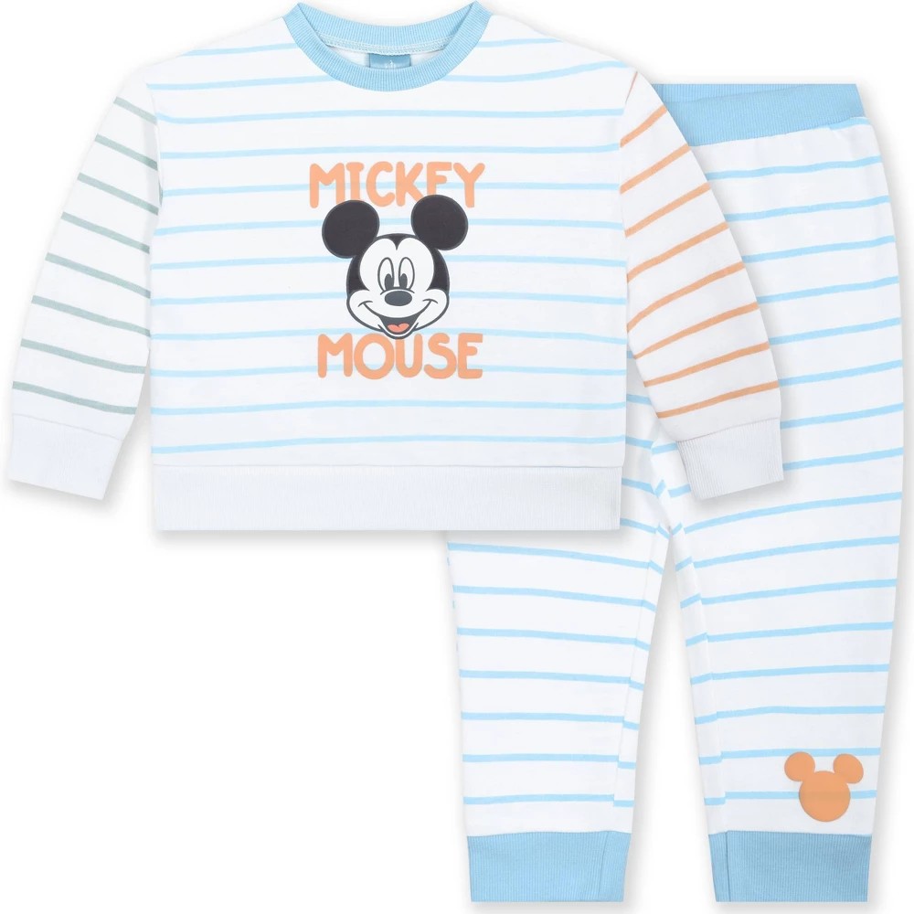 Disney Mickey Mouse Newborn Fleece Top & Bottom Set boys
