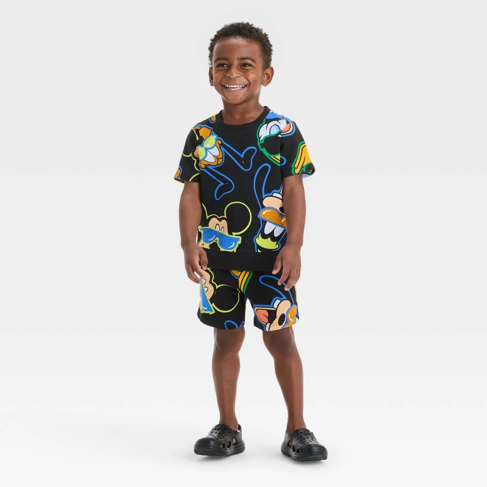 Disney Mickey & Friends Baby Boys' Top & Shorts Set 12M