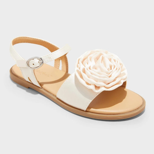 Cat & Jack Sandals Ivory Size 3 girl