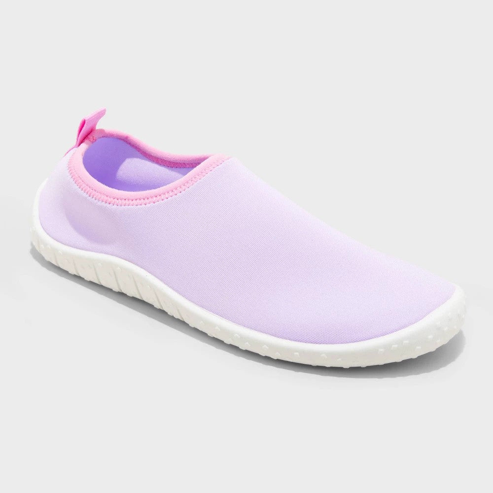 Kids' Grover Slip-on Water Shoes - Cat & Jack™ Purple S: Breathable Upper, Textured Outsole - Girl