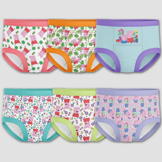 Peppa Pig Toddler Training Underwear 3T, Pack of 6 girl