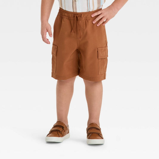 Cat & Jack Toddler Boys' Quick Dry Shorts, Deep Clay Orange 18M