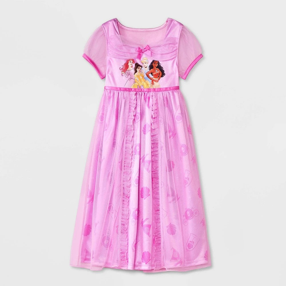 Disney Princess Toddler Nightgown Pink Tulle Size 4T