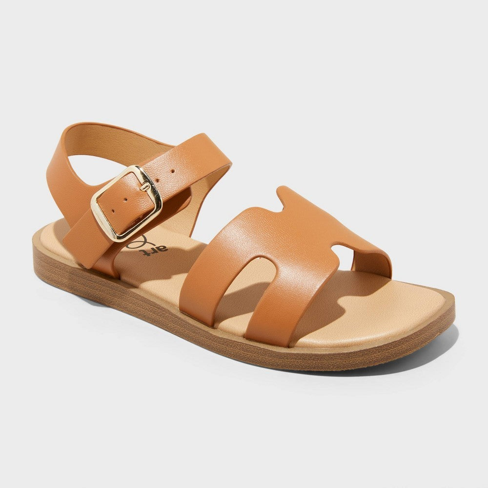 Art Class girl Mari Ankle Strap Sandals Size 1 Cognac