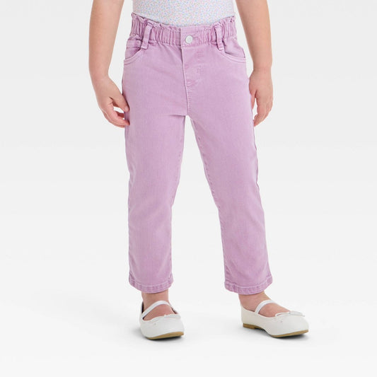 Cat & Jack  Girls' Lilac Paperbag Pants 18M Denim
