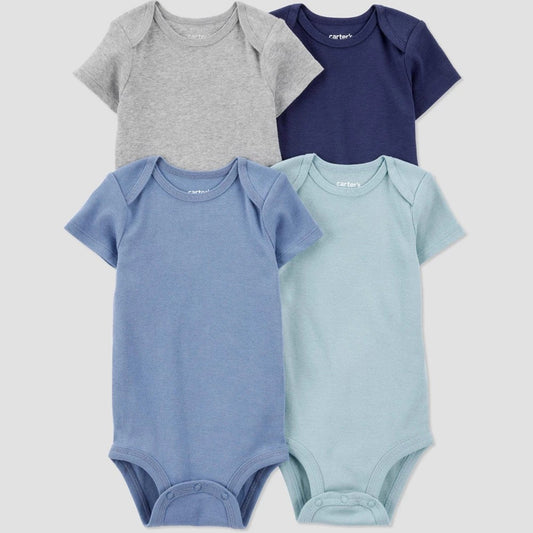 Carter's Baby Boys' 4pk Short Sleeve Bodysuit - 9M: