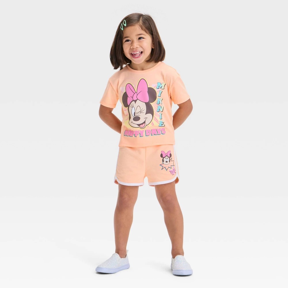Disney Minnie Mouse girl 2pc T-Shirt & Shorts Set 5T