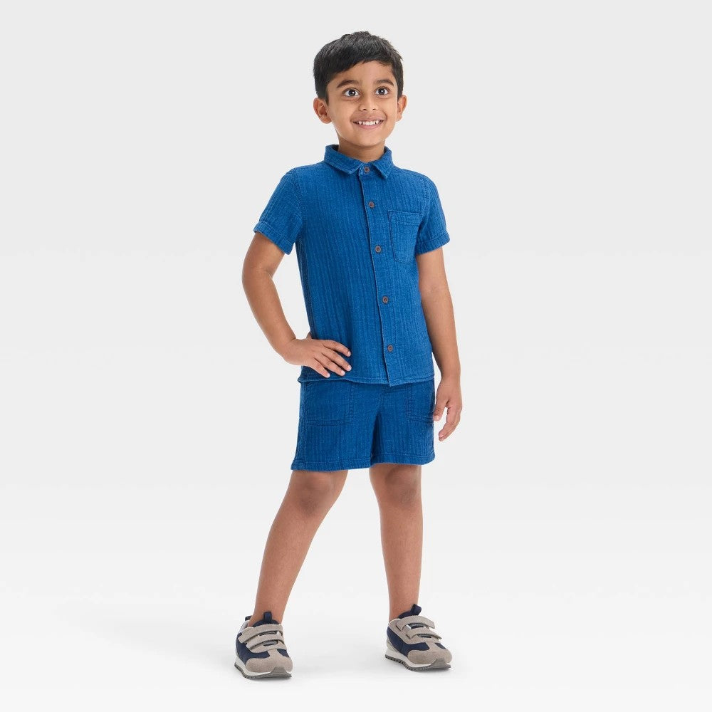 Cat & Jack Toddler Boys' Short Sleeve Set 3T
