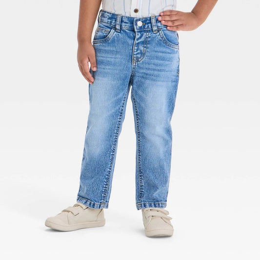 Cat & Jack Toddler Boys' 4T Straight Leg Denim Pants