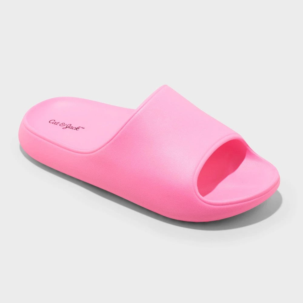 Cat & Jack Girls ' Wilder Slide Sandals Pink Size 1