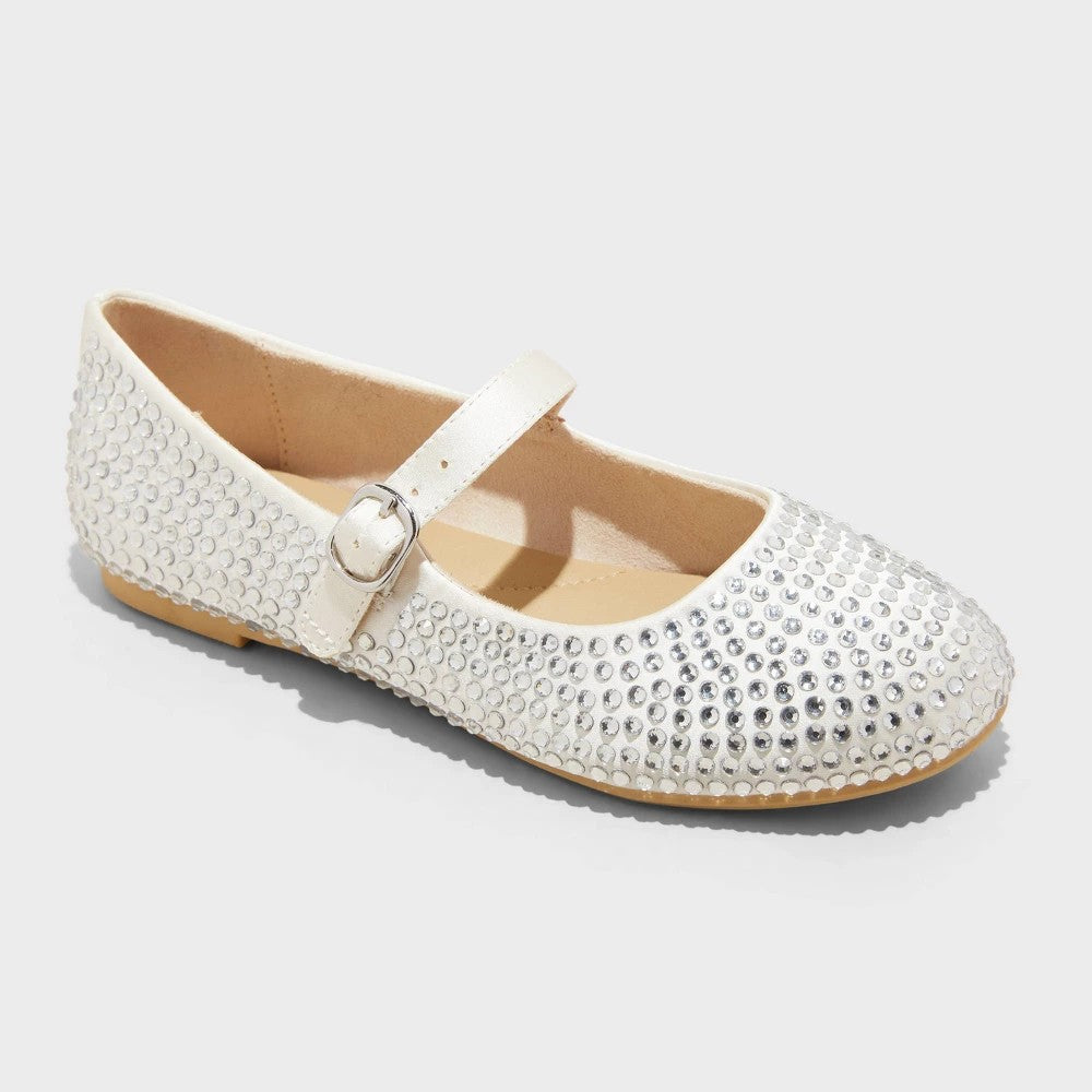Art Class girl Nell Rhinestone Mary Jane Flats, Size 4