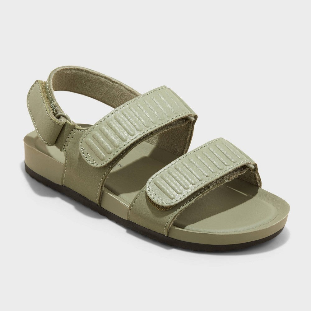 Cat & Jack boys Kody Sandals Green 7T: Flexible Outsole