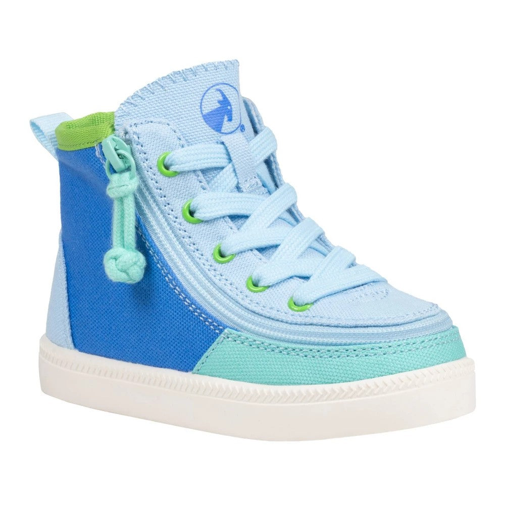 BILLY Footwear Toddler Haring Colorblock Sneakers - Blue/Lime 10T - Boy