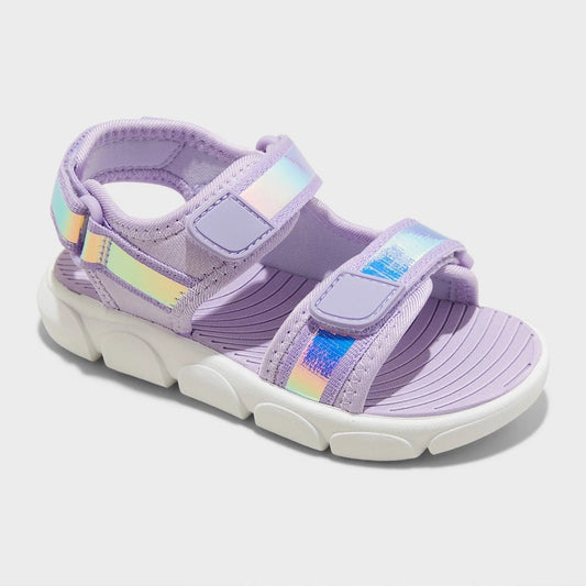 Cat & Jack Toddler Micah Adventure Sandals, Purple, Size 9T girl