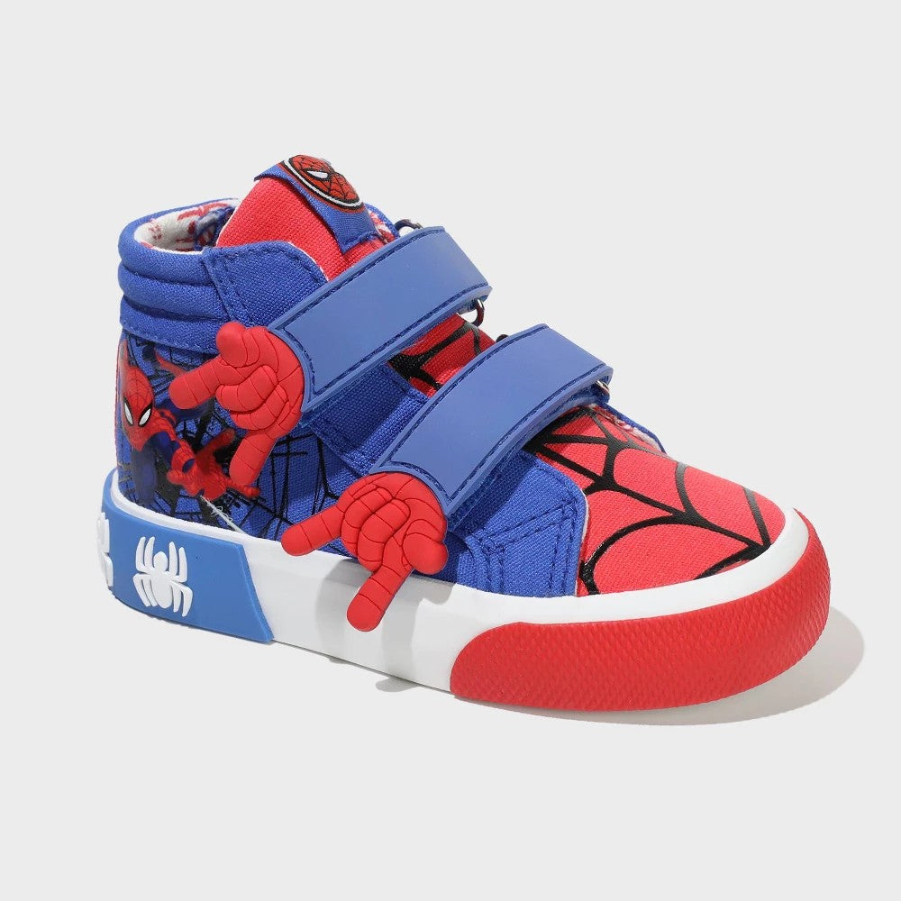Spider-Man boys' High-Top Sneakers, Red, 
Size 1