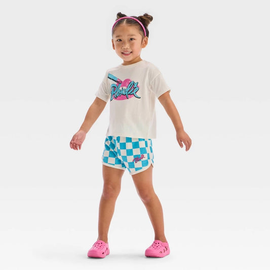 Blondie Girls' 2T Retro T-Shirt & Shorts Set