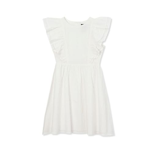 Lands' End Girls Woven Twirl Dress XL - White