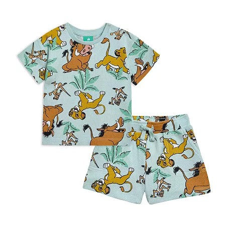 Disney The Lion King Boys Short Set, 
3-6M Green