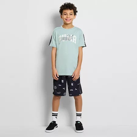 Puma Boys 2Pc Tee and Shorts Set, Size 4