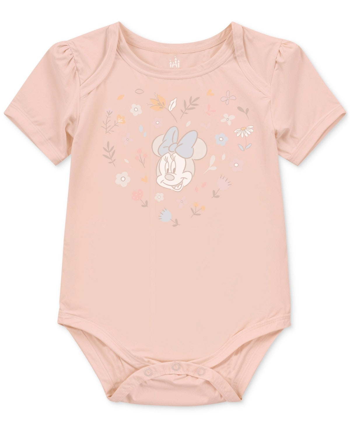 Disney Minnie Mouse Bodysuits, Pack of 3 - 3M Pink girl