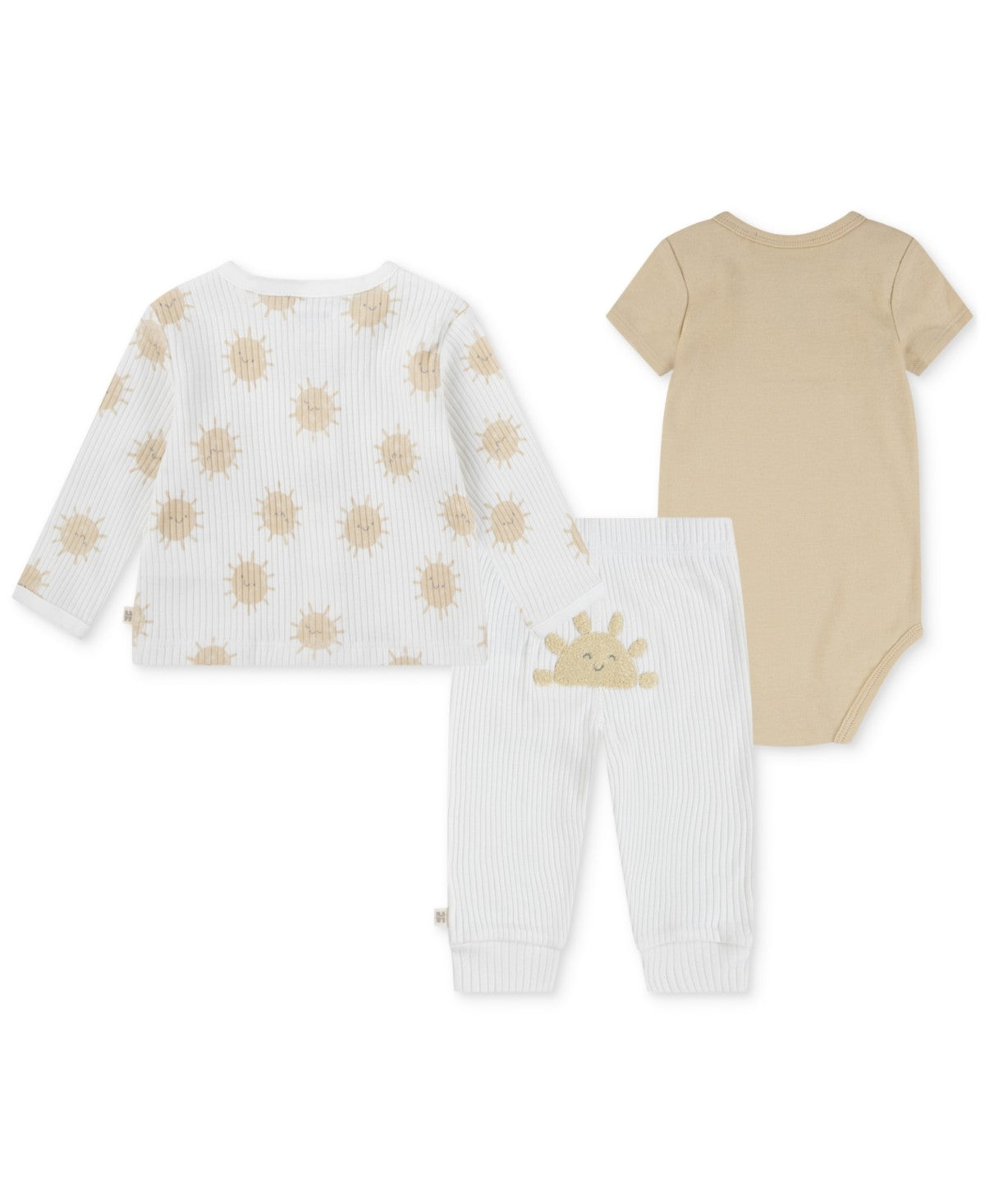 Huggies Baby 3-Piece Set, Jacket Bodysuit Pants - 18M Tan boys
