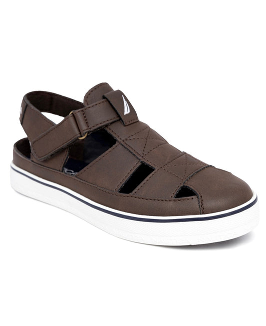Nautica Little and Big Boys Mikkel Strong Fisherman Sandal - Bark