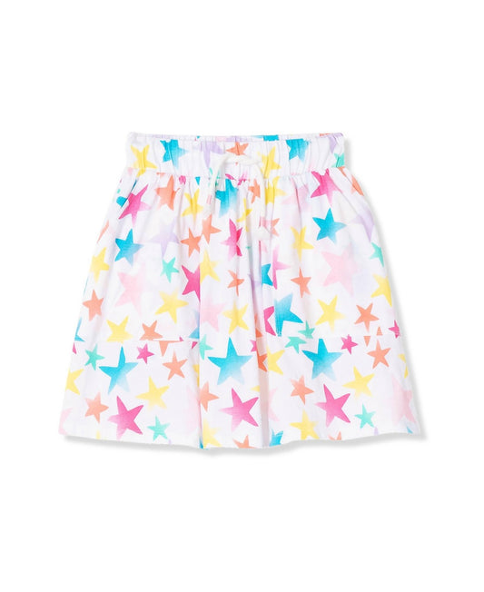 Lands' End Girls Knit Skort XS- Ombre Stars