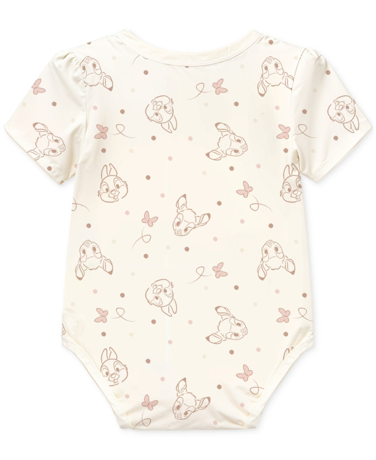 Disney Bambi Baby Girls Bodysuits, 24 Months, Pack of 3