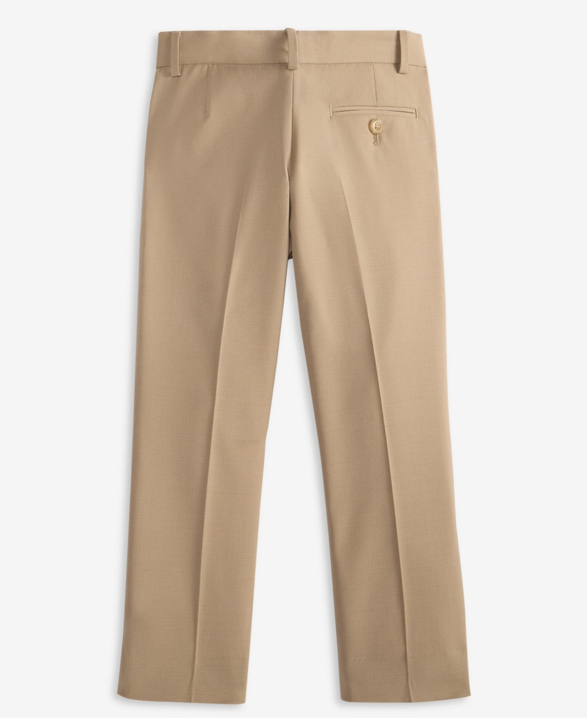 Michael Kors Boys Size 14 Husky Tan Flat-Front Pants