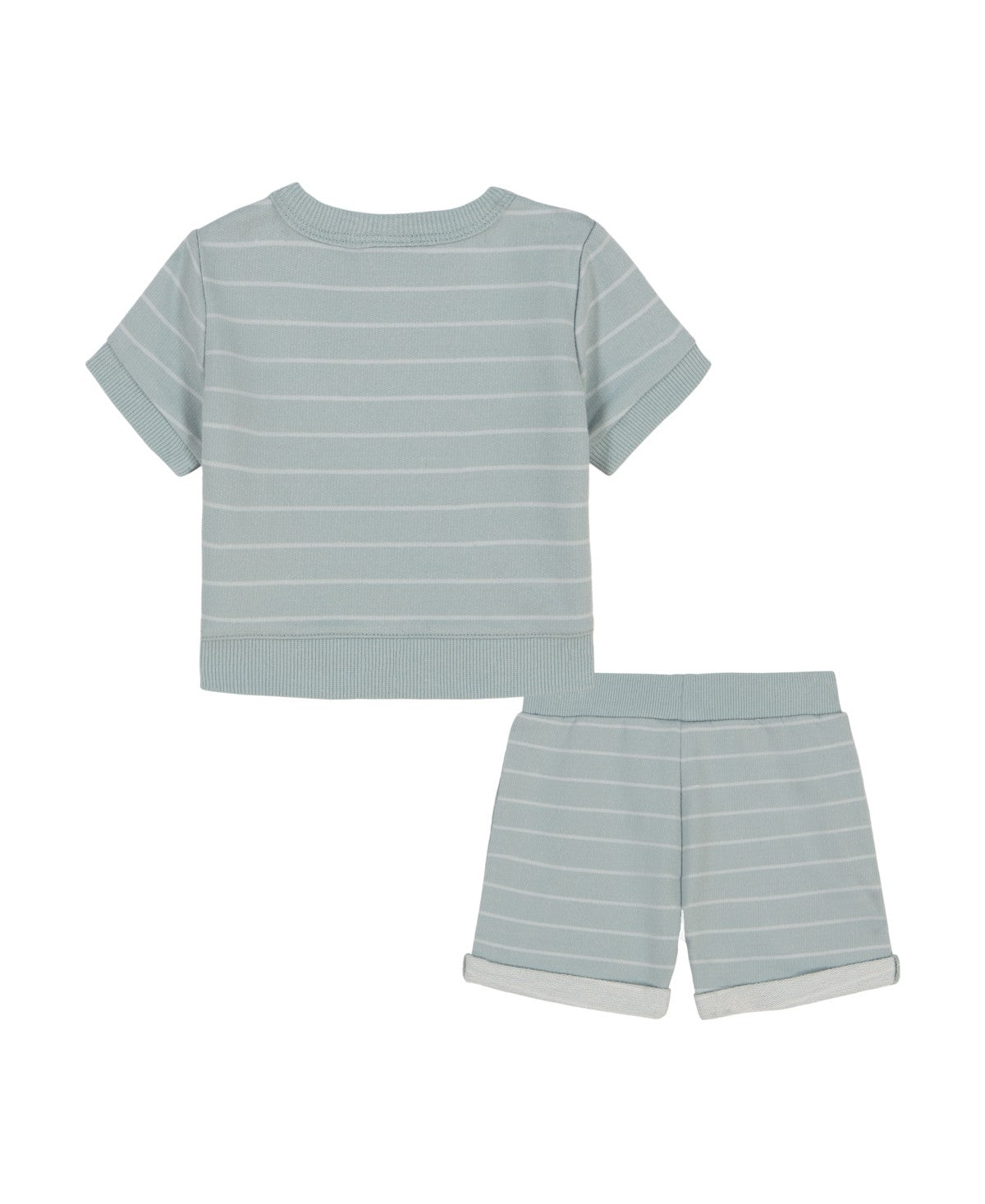 Calvin Klein Baby Boys 2-Piece Crewneck Set, 3-6M