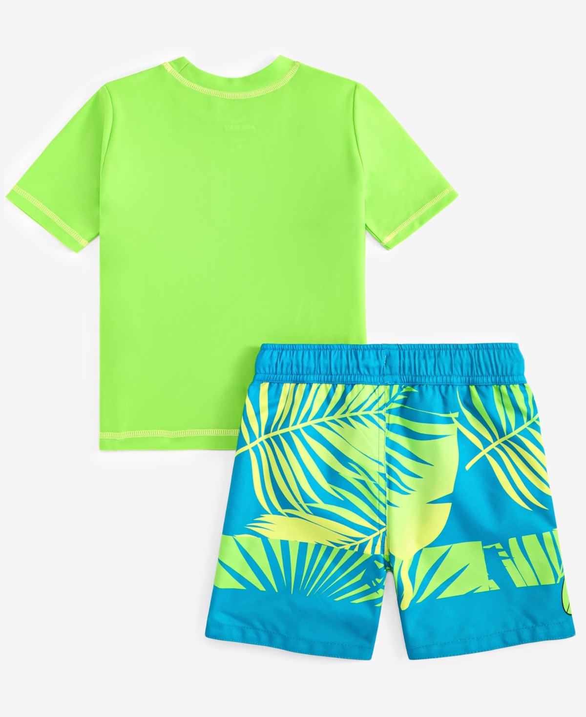 Mickey Mouse Toddler 2T Boys Rash Guard & Swim Trunks Set