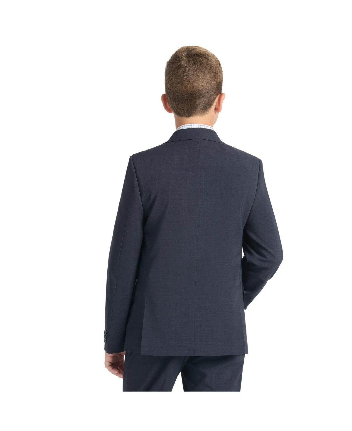 Kenneth Cole Reaction Boys' Slim Fit Suit Navy, Size 12R Set 2pc