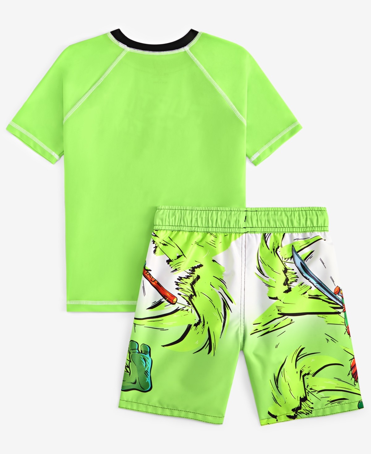 Dreamwave TMNT Boys' Swimsuit Size 4 -  Guard & Trunks